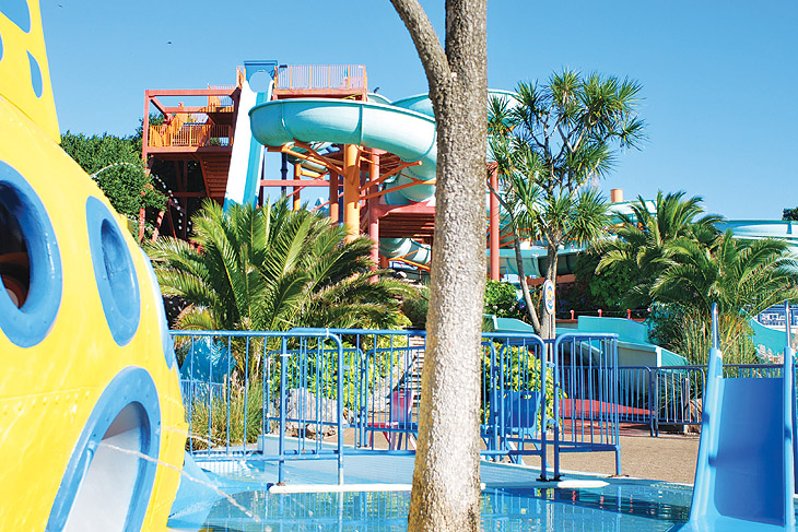 Splashdown Let The Good Times Roll plunge slide In Dorset Devon 
